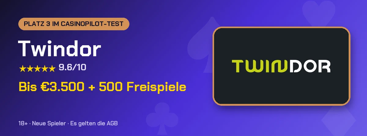 Twindor im CasinoPilot-Test